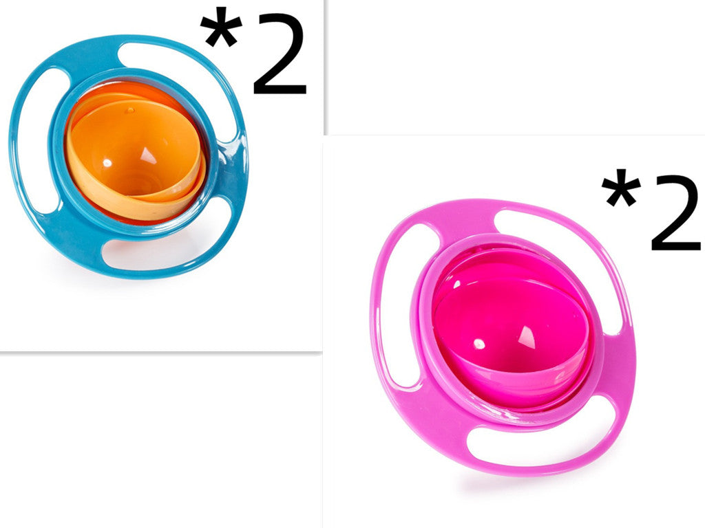 360 Rotating Toddler Snack Bowl