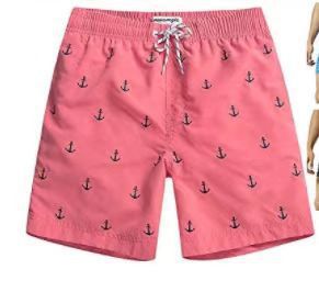 Mens Printed Beach Shorts Casual Summer Style