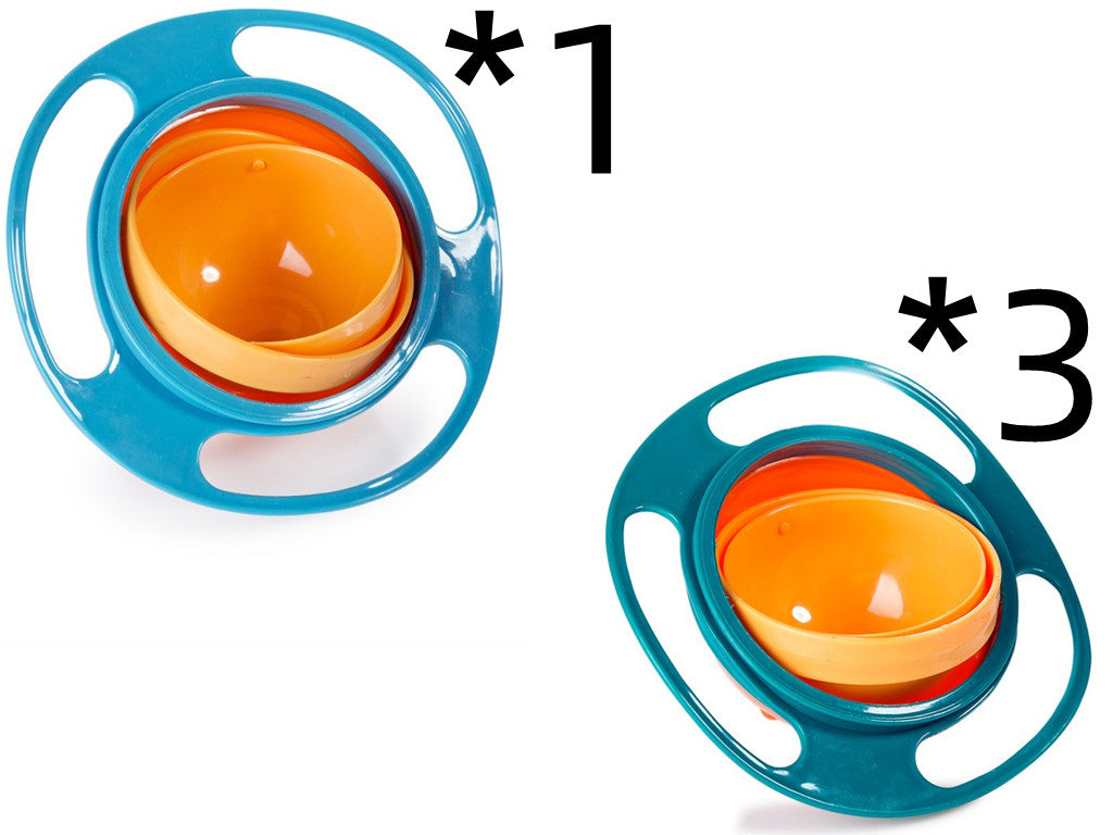 360 Rotating Toddler Snack Bowl