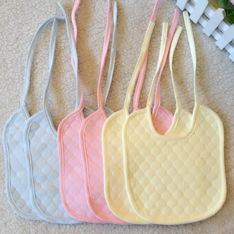 round cotton baby bib