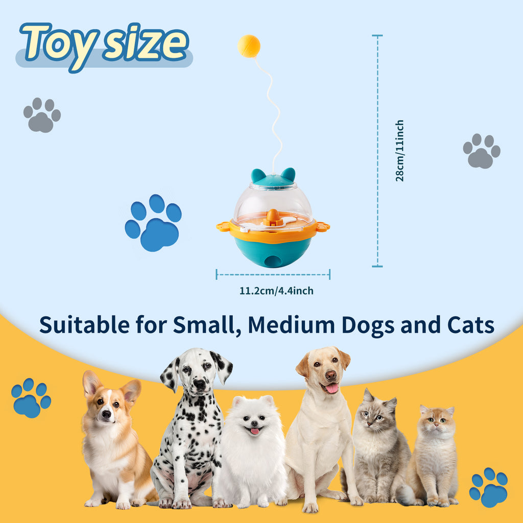 treat dispensing toy for cats and dogs