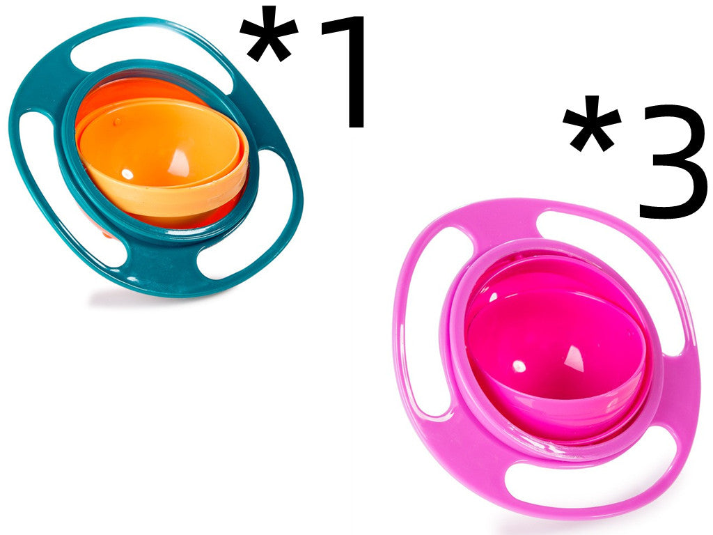 360 Rotating Toddler Snack Bowl