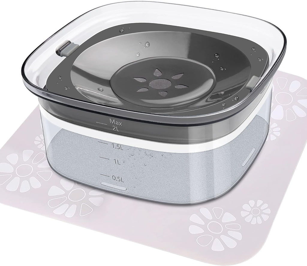 anti spill slow water feeder bowl