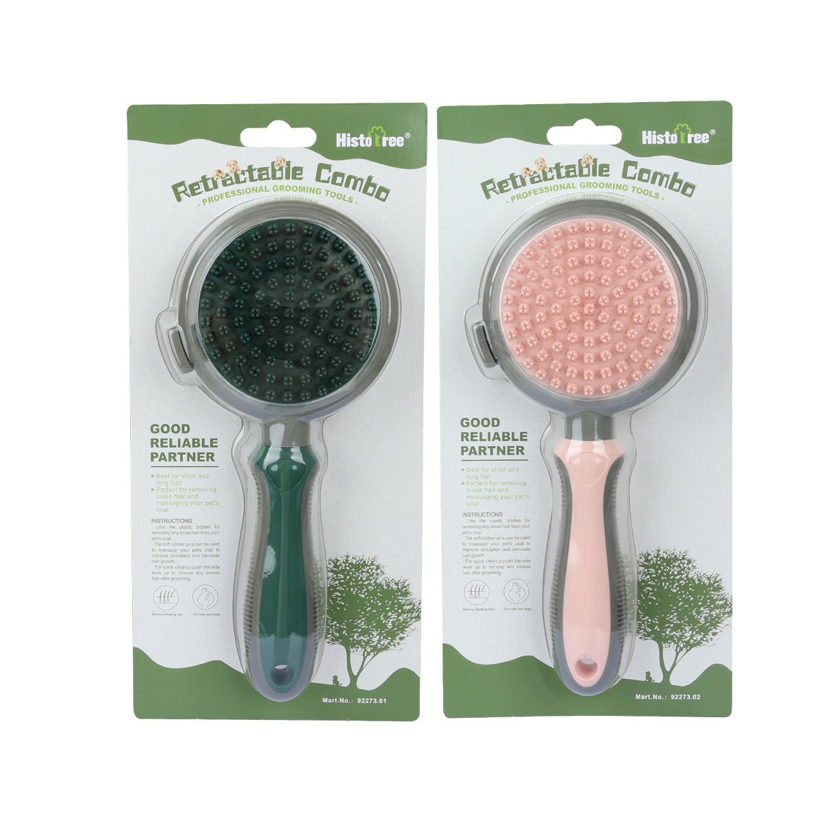 double sided pet grooming brush