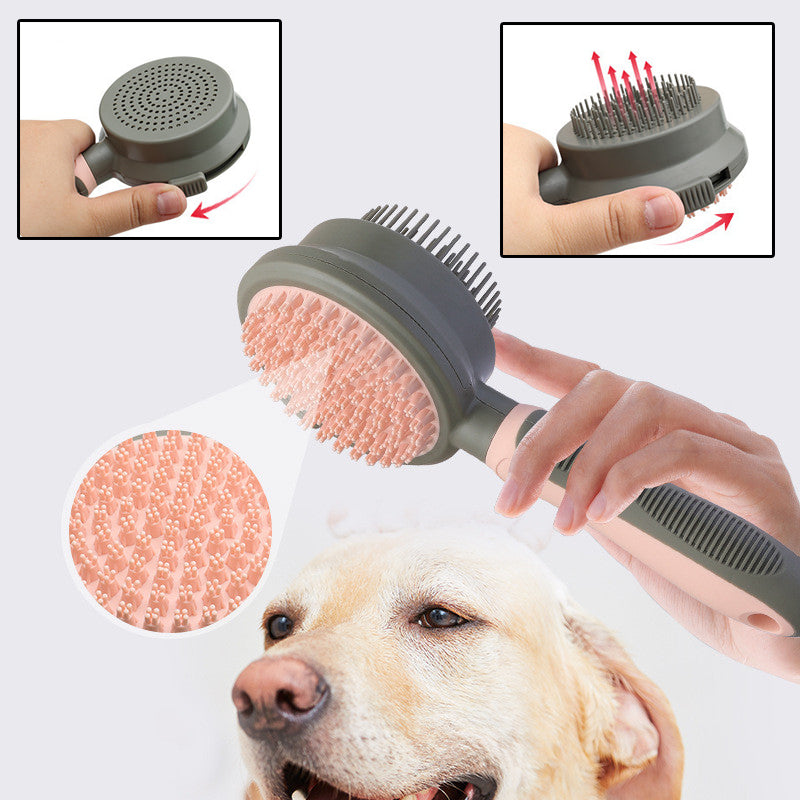 double sided pet grooming brush
