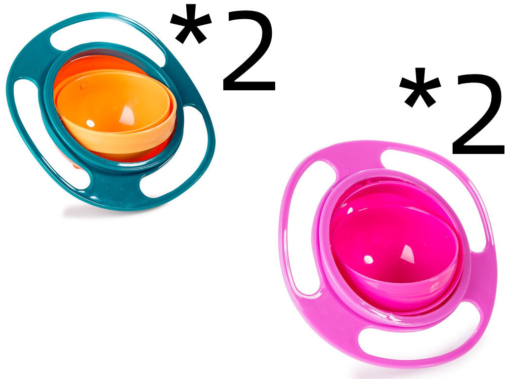 360 Rotating Toddler Snack Bowl
