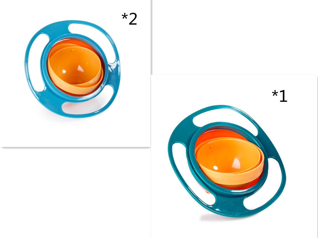 360 Rotating Toddler Snack Bowl