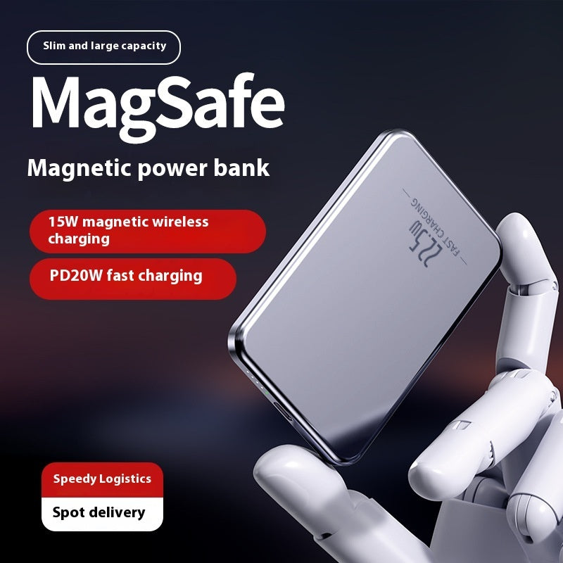 Slim Magnetic Wireless Power Bank