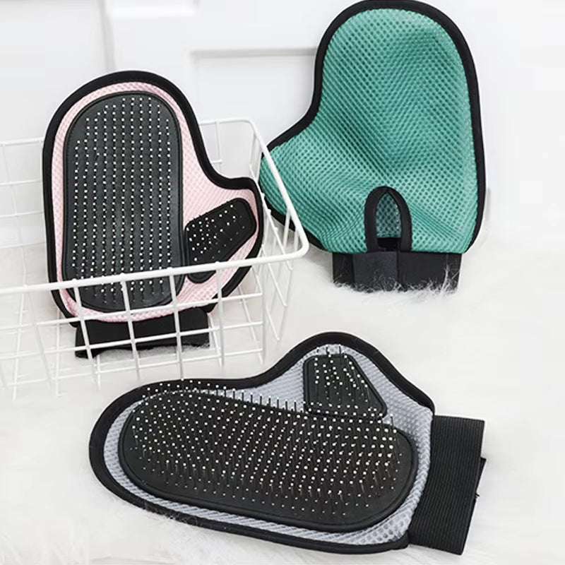 Silicone Pet Grooming Glove for Dogs and Cats