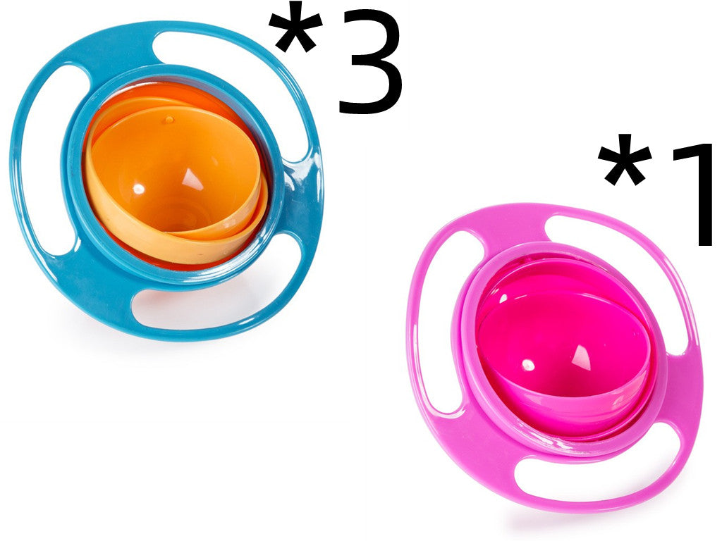 360 Rotating Toddler Snack Bowl